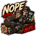 Nope Vinyl Sticker